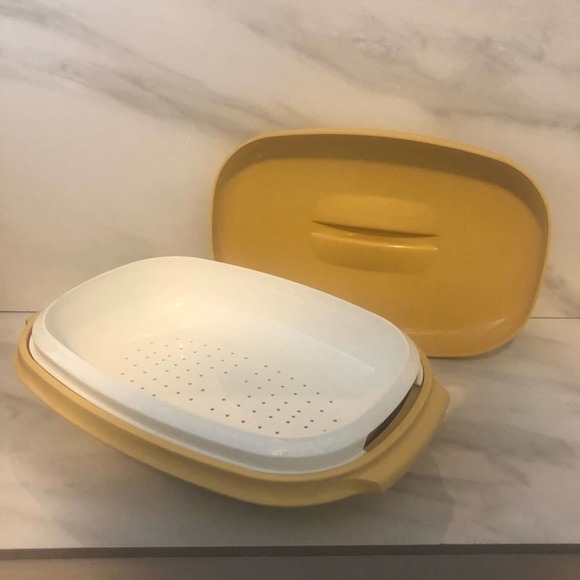 Tupperware Serving Steamer Bowl set vintage USA rare Lid - Picture 6 of 12